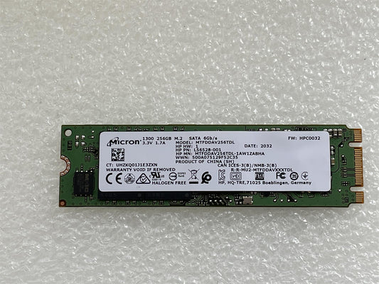 For HP SSD 801802-001 Micron MTFDDAV256TDL 256GB M.2 SATA Solid State Drive NEW