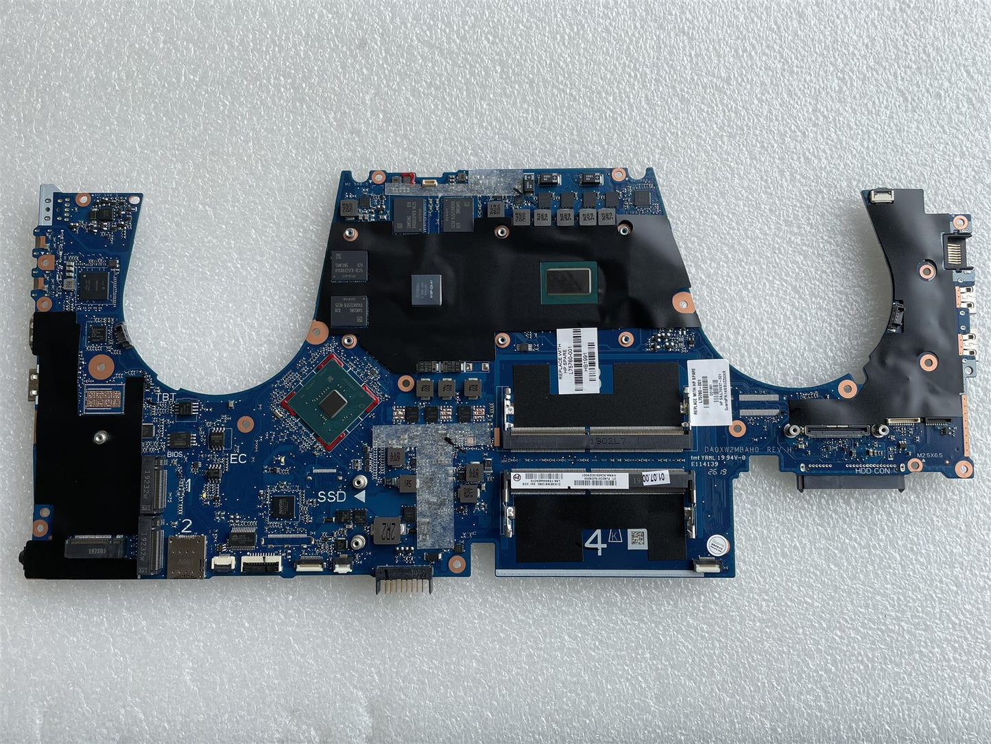 For HP ZBook 15 G5 Motherboard L75760-001 P2000 4GB Intel i7-8750H Motherboard NEW