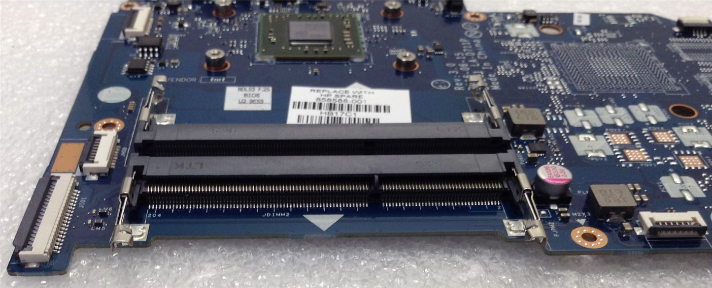 HP 255 G5 Notebook  A6-7310  858588-001 Motherboard Mainboard Main System Mother Board Systemboard