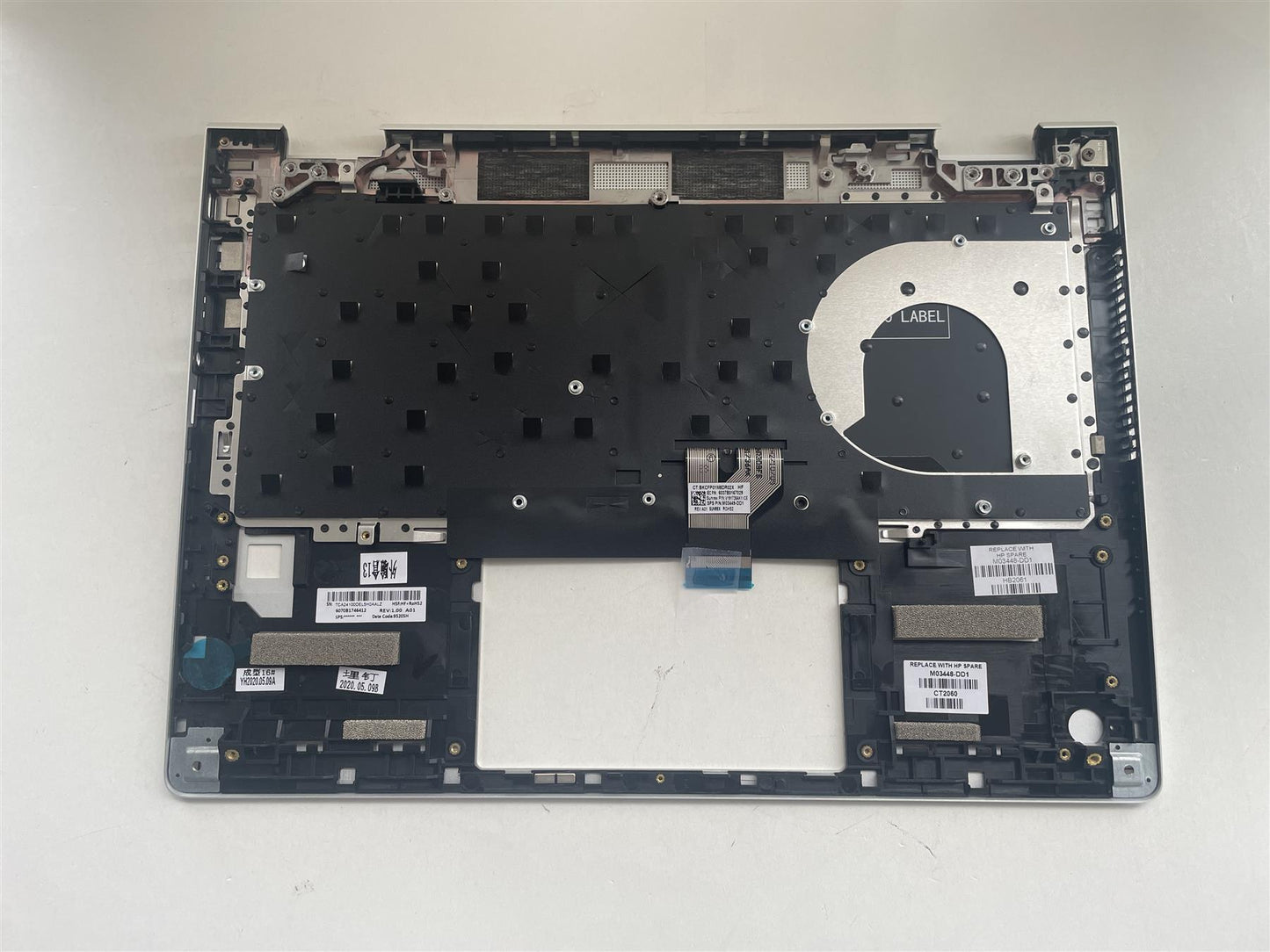 For HP Probook x360 435 G7 M03448-DD1 Palmrest Top Cover Keyboard Iceland NEW - We are sending M03449-DD1