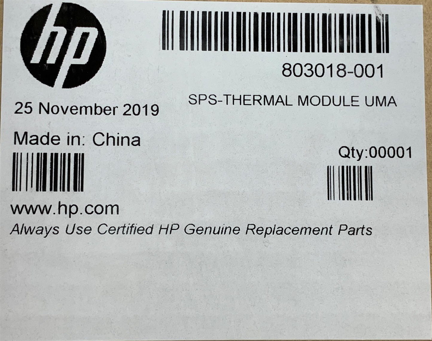 HP EliteBook 750 850 G2 803018-001 UMA CPU Heatsink Cooler Cooling Copper NEW