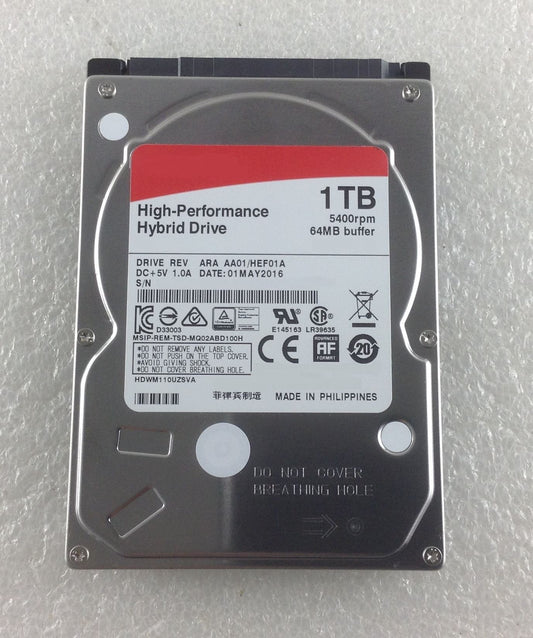 HP 15-da 0003na 4AQ22EA ABU SSHD HDD 1TB Solid S Hard Drive 1000 GB SATA 2.5 NEW