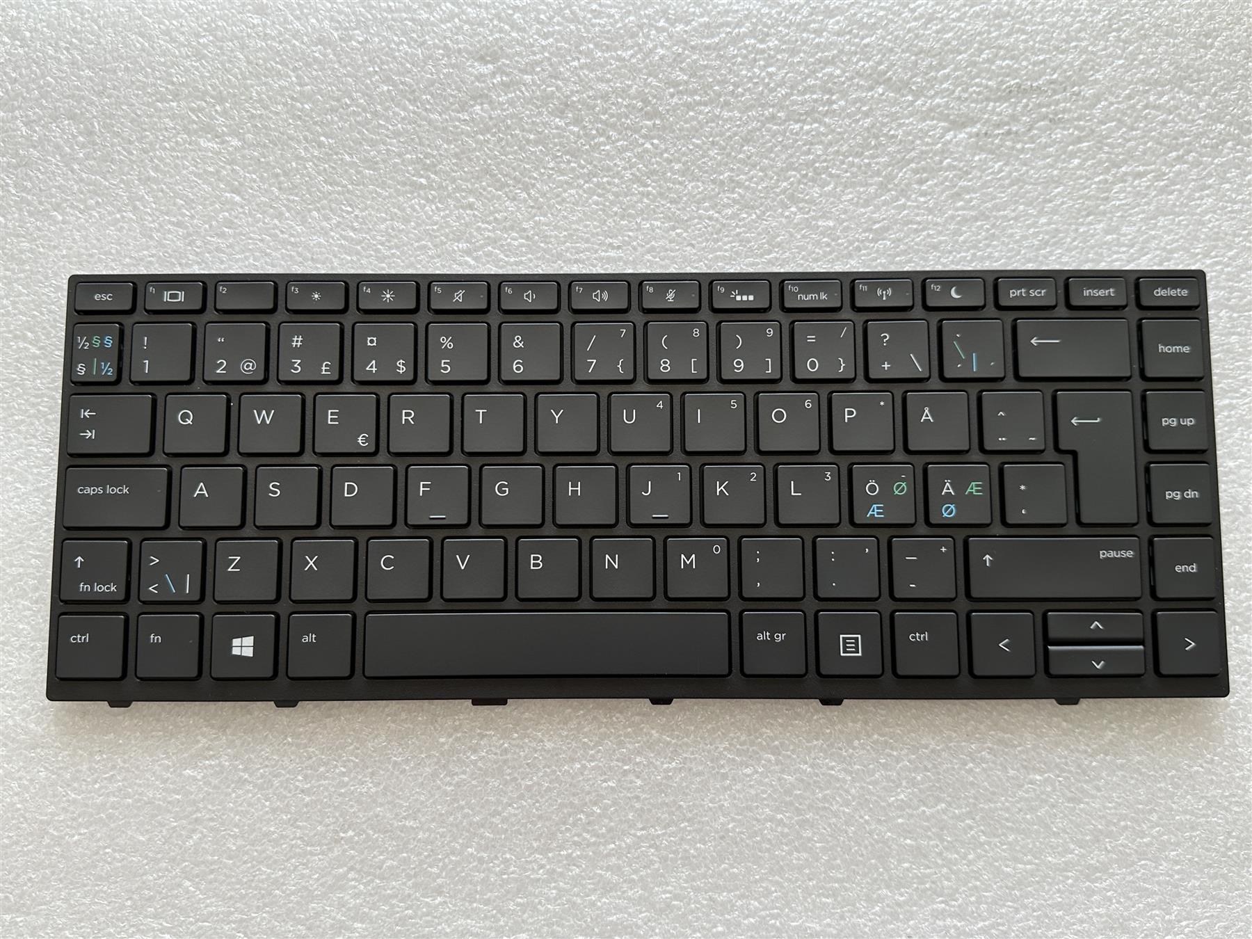 For HP MT21 MT31 ProBook 430 G5 L01071-DH1 Danish Finnish Norwegian Ke