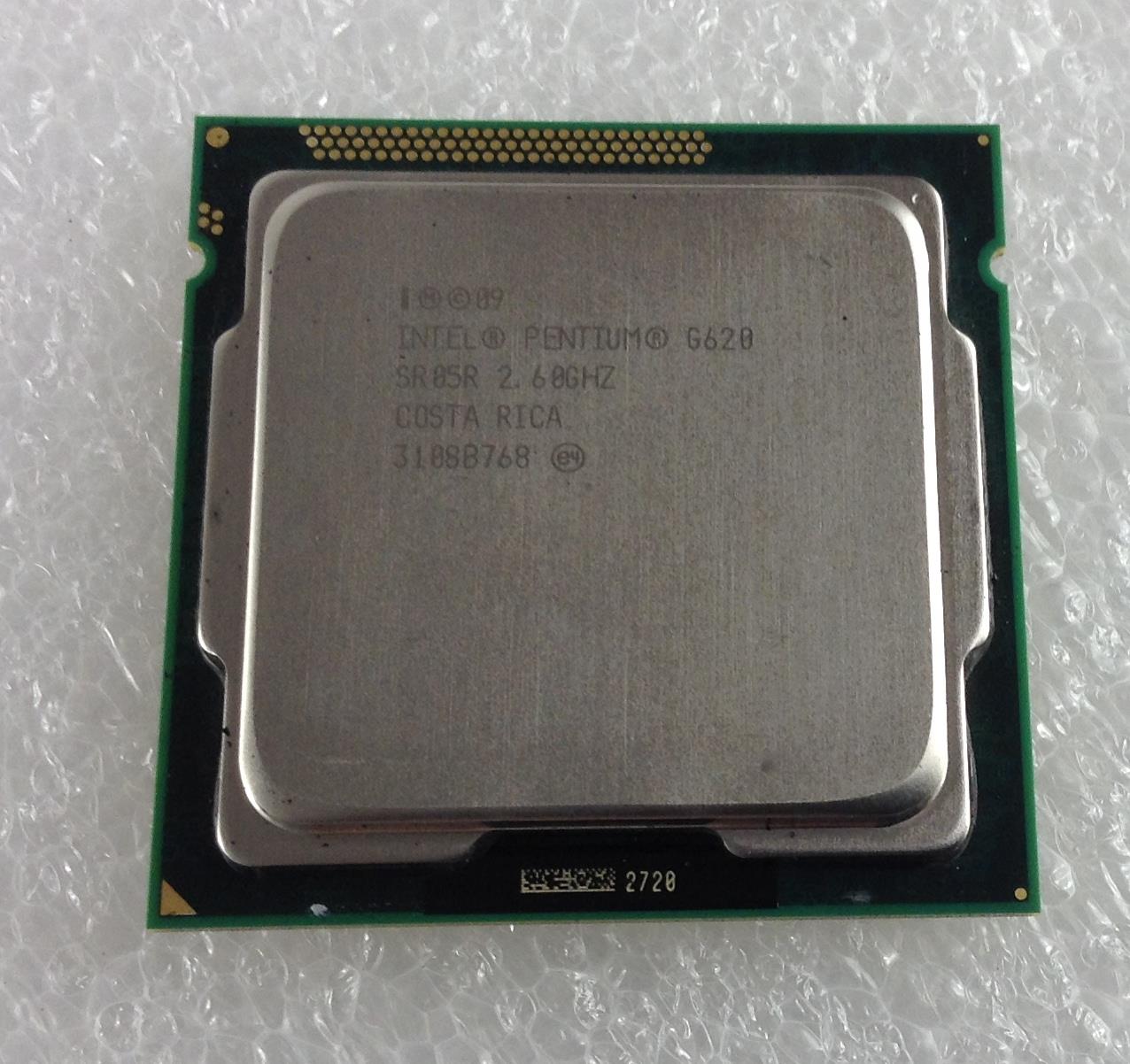 for HP-CPU-655971-001-SR05R HP CPU Processor G620 2.60 Ghz 3M  655971-001 SR05R Intel® Pentium® Processor G620 3M Cache, 2.60 GHz