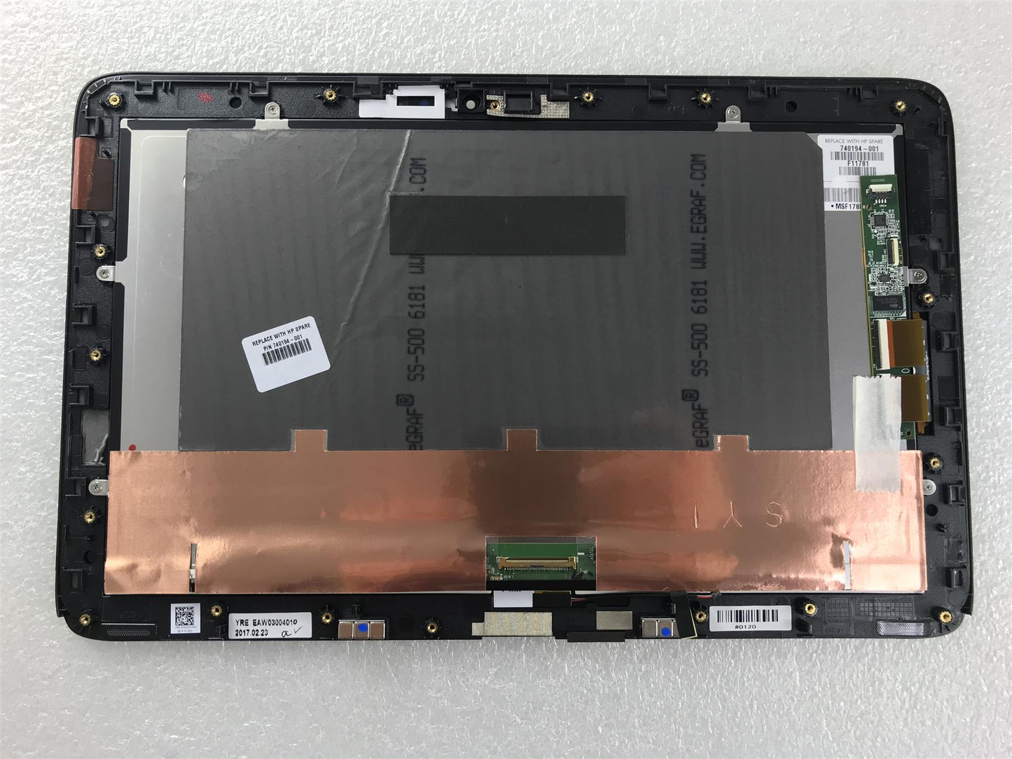 for HP Screen 11.6 inch 740194-001 11.6-inch HD LED UWVA AntiGlare touchscreen display panel assembly - 1366 x 768 maximum resolution, 400-nits brightness