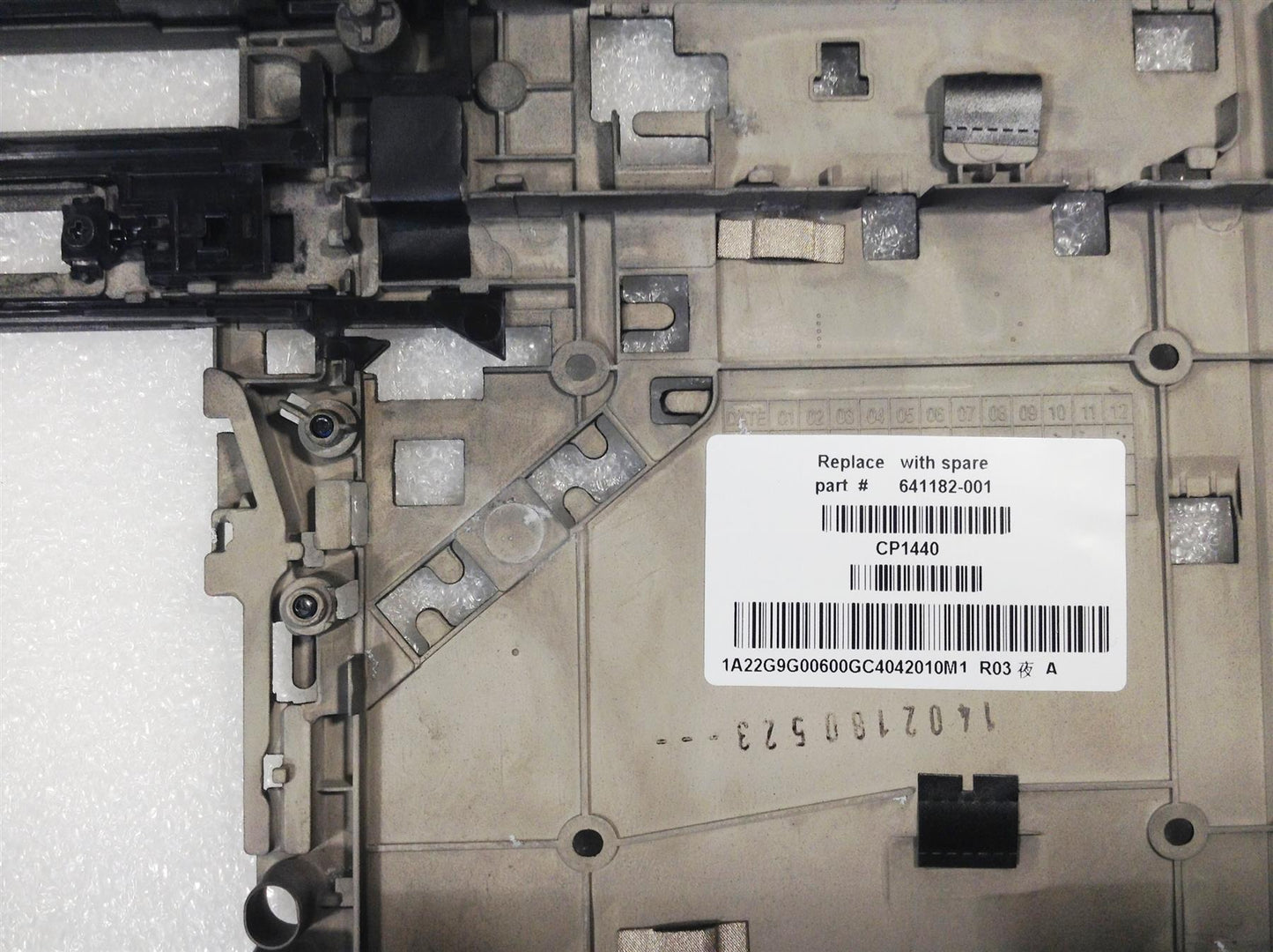 Hp 8560P 641182-001 Lower Base Enclosure Bottom Cover Genuine Original NEW