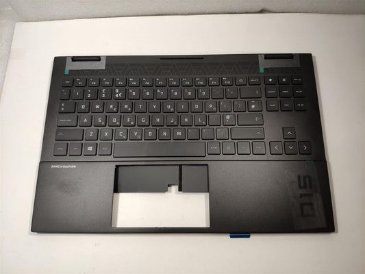 HP Omen 15-EK 15T-EK M09009-031 M00840 UK English Keyboard Palmrest ( sending M09007-031 M00838-031 ) With Sticker