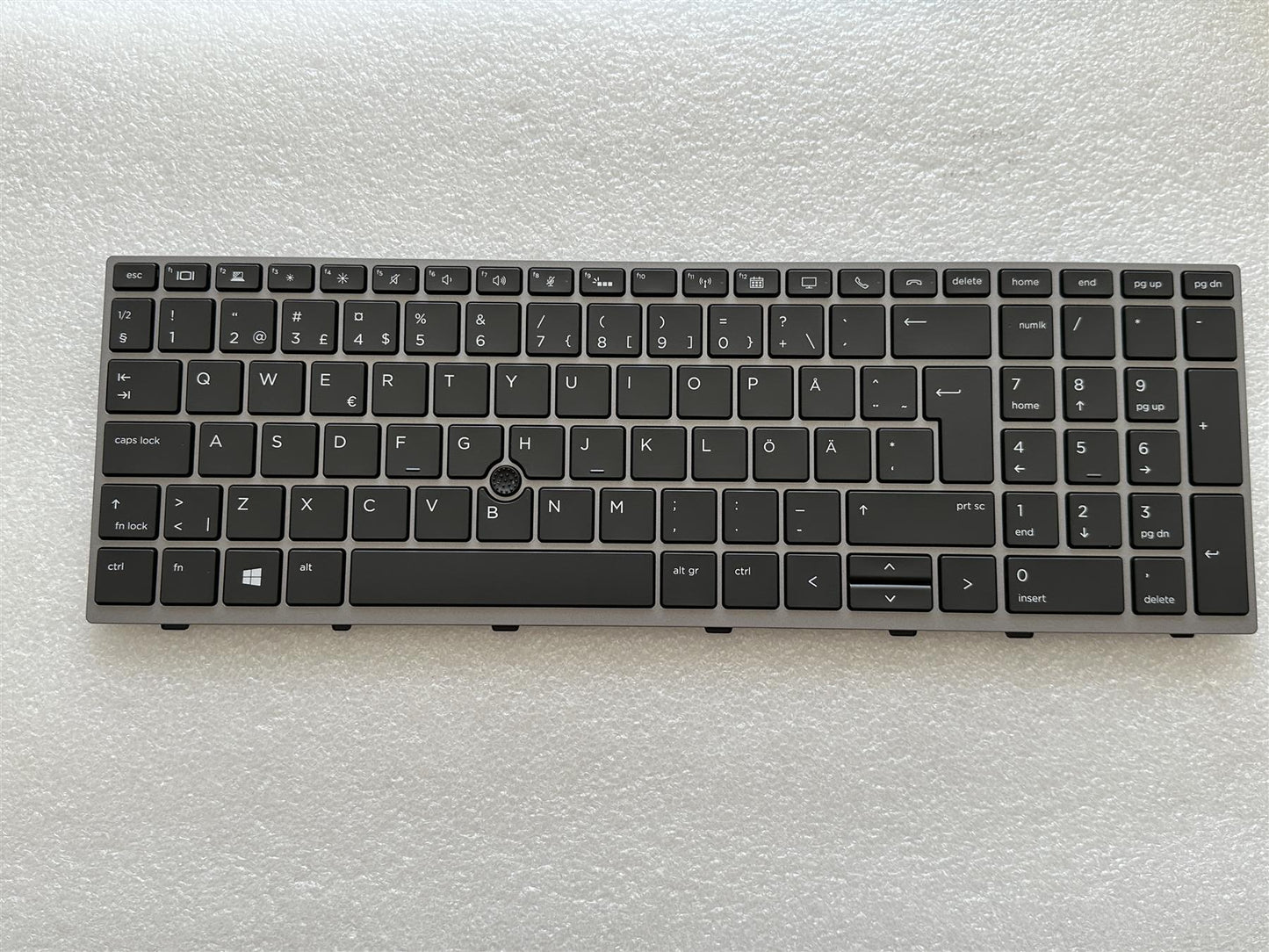 For HP ZBook 15u G5 G6 L38064-B71 Swedish Finnish Sweden Finland Keyboard NEW