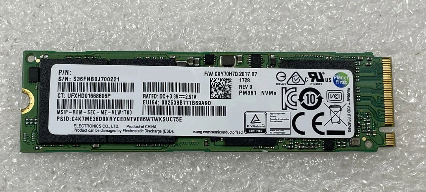 HP ProBook 650 G8 Notebook PC L85348-002 L85348 0021TB SSD Solid State Disk Drive M.2 NVME PCIe