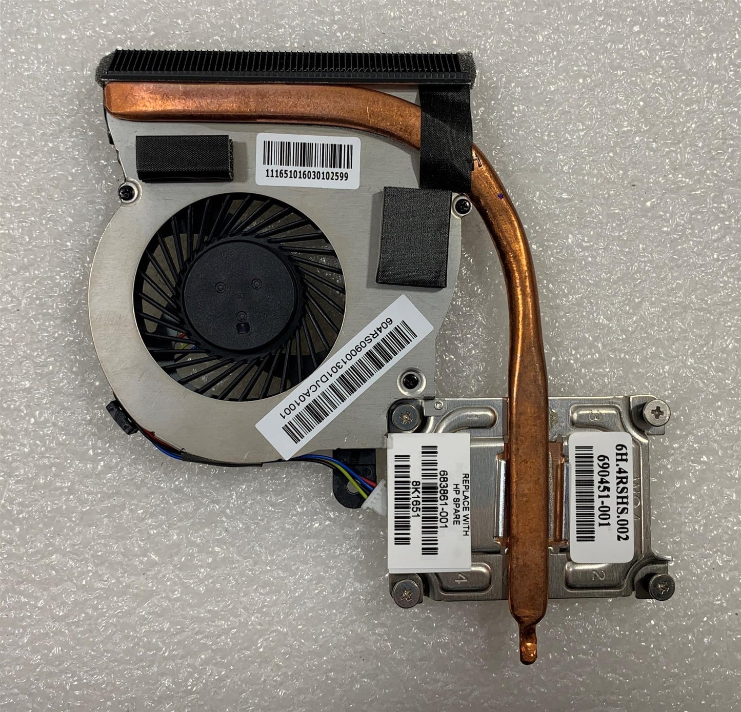 HP ProBook 4341s Notebook PC 683861-001 Heat Sink Fan UMA Genuine NEW