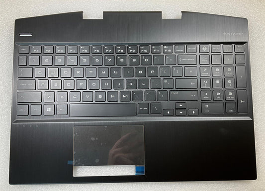 HP Omen 15-DH 15T-DH L61525-031 L57325-031 UK English Keyboard Palmrest NEW