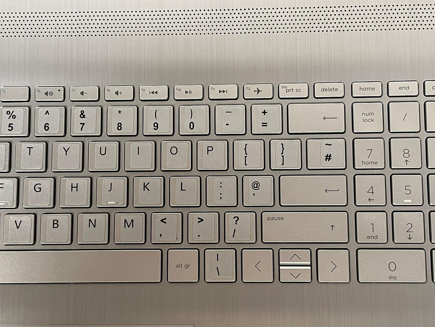 HP 17-BY 17-CA L92786-031 M00404-031 UK English British Keyboard Palmrest With Sticker NEW