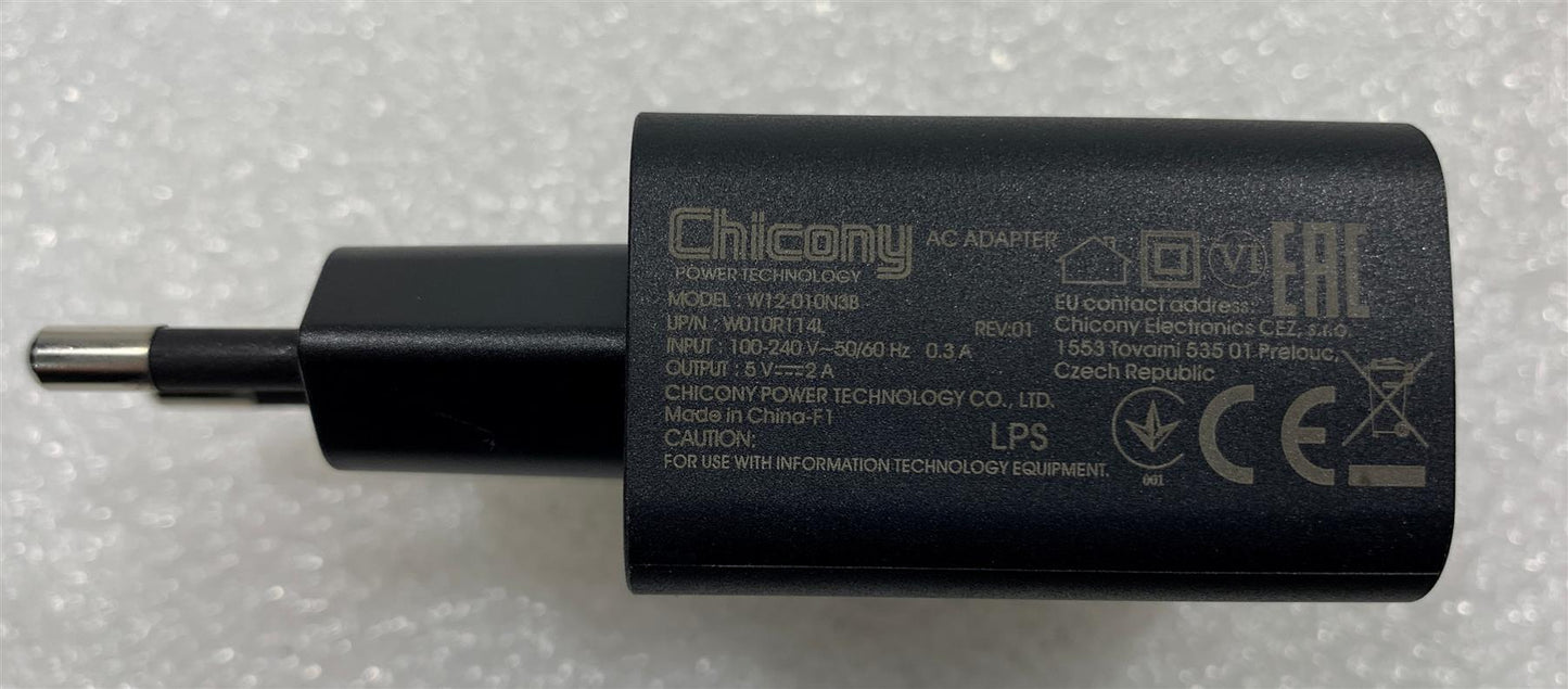 HP 846820-001 W12-010N3B Charge 5V 2A 10W AC Adapter Power Adaptor USB Europe