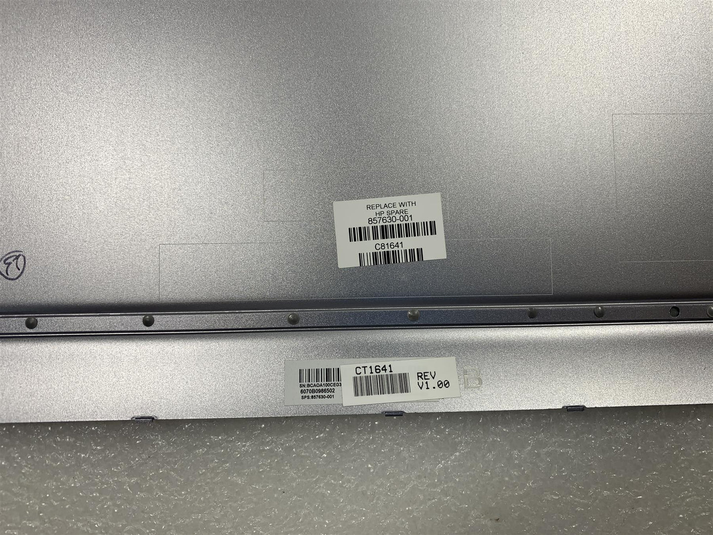 HP EliteBook Folio G1 857630-001 Lower Base Cover Bottom Case Chasis Genuine NEW