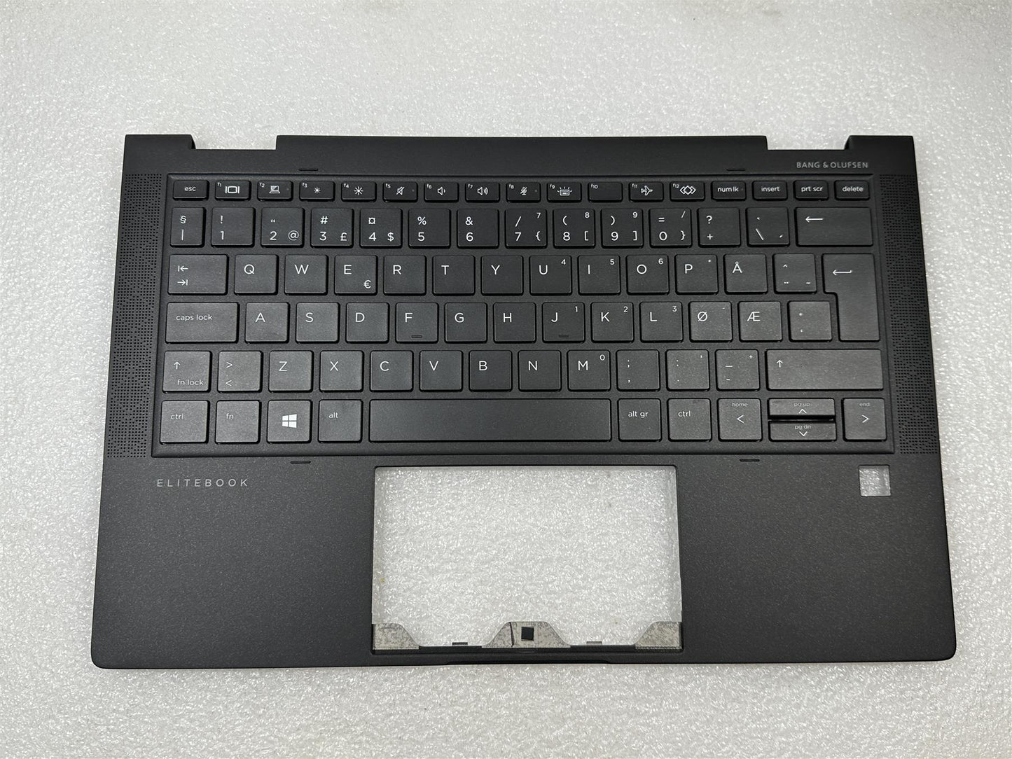 For HP Elite Dragonfly Max M45177-091 Norway Norwegian Palmrest Keyboard NEW