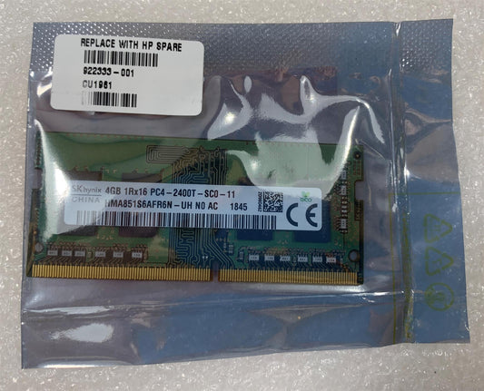 HP 922333-001 SK Hynix HMA851S6AFR6N-UH Ram Memory DDR4 4 GB PC4 2400 MHz NEW