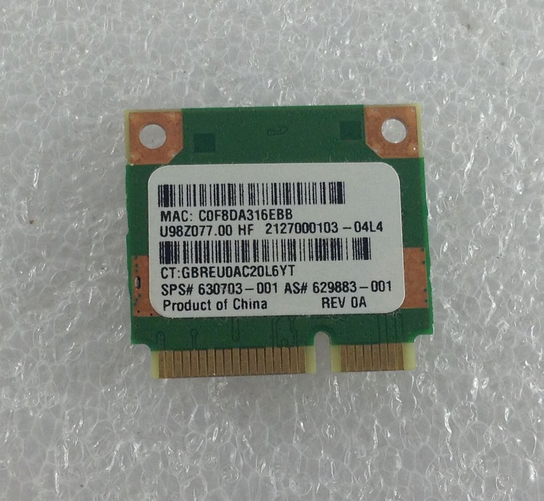 HP Pavilion G Series G6 1353ea Wifi Wi-Fi WLAN Wireless Card GENUINE Mini PCI-E