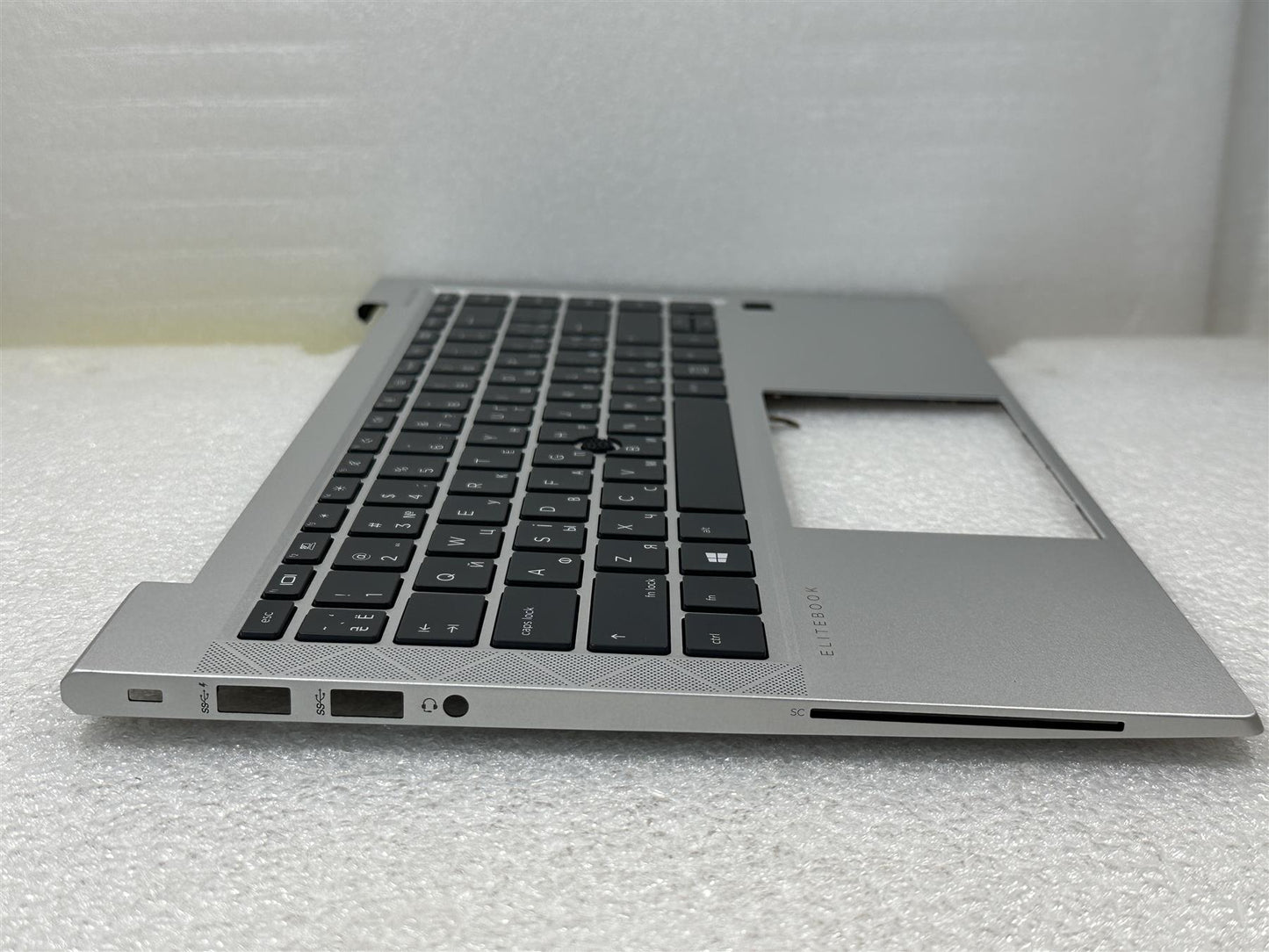 For HP EliteBook 840 G8 M36311-BD1 Ukrainian Ukraine Palmrest Keyboard Top Cover