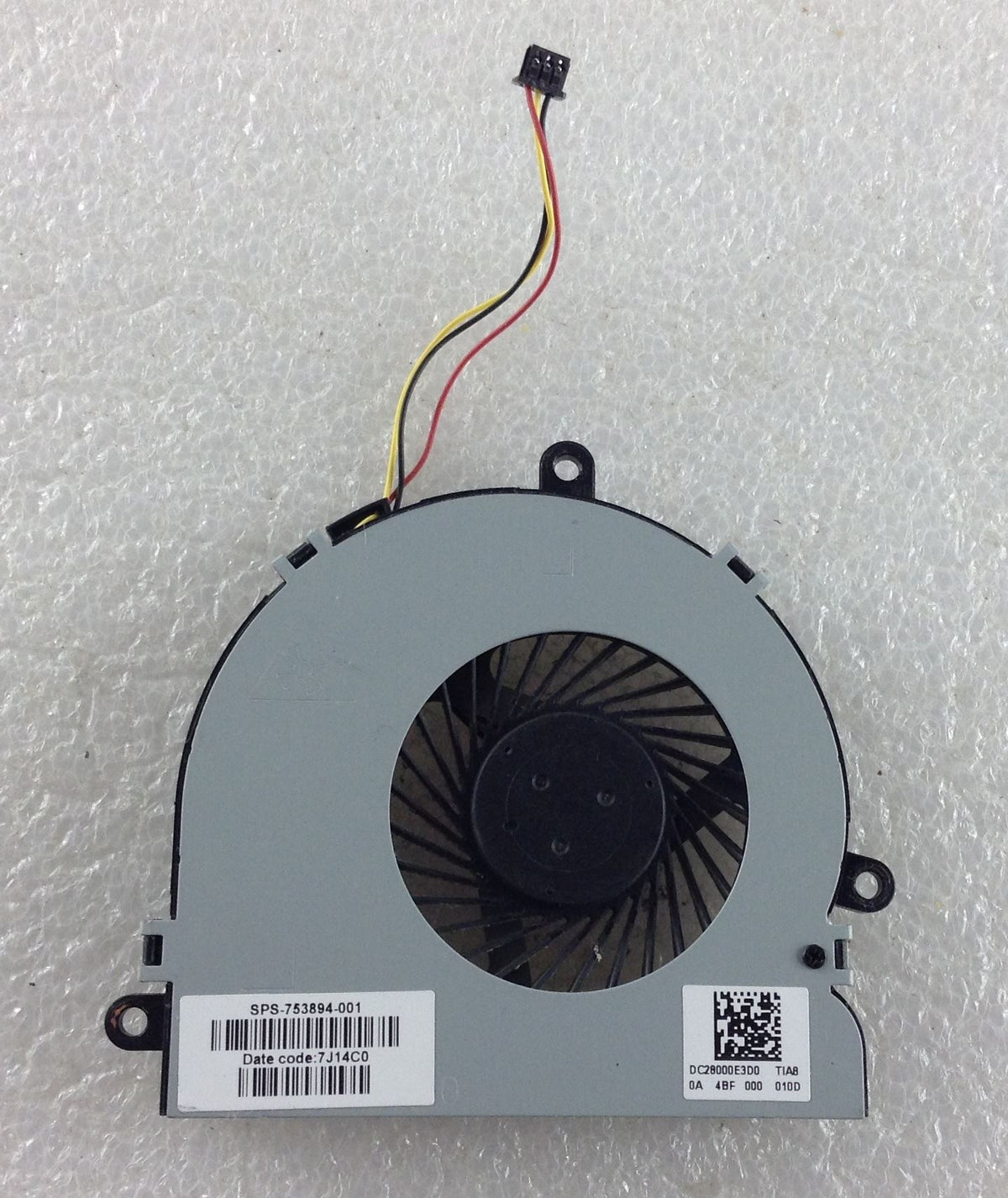 HP 255 G3 K7H92ES ABU CPU Processor Fan Cooler Cooling 753894-001 DC28000E3D0 754477-001 753894-001 754476-001
