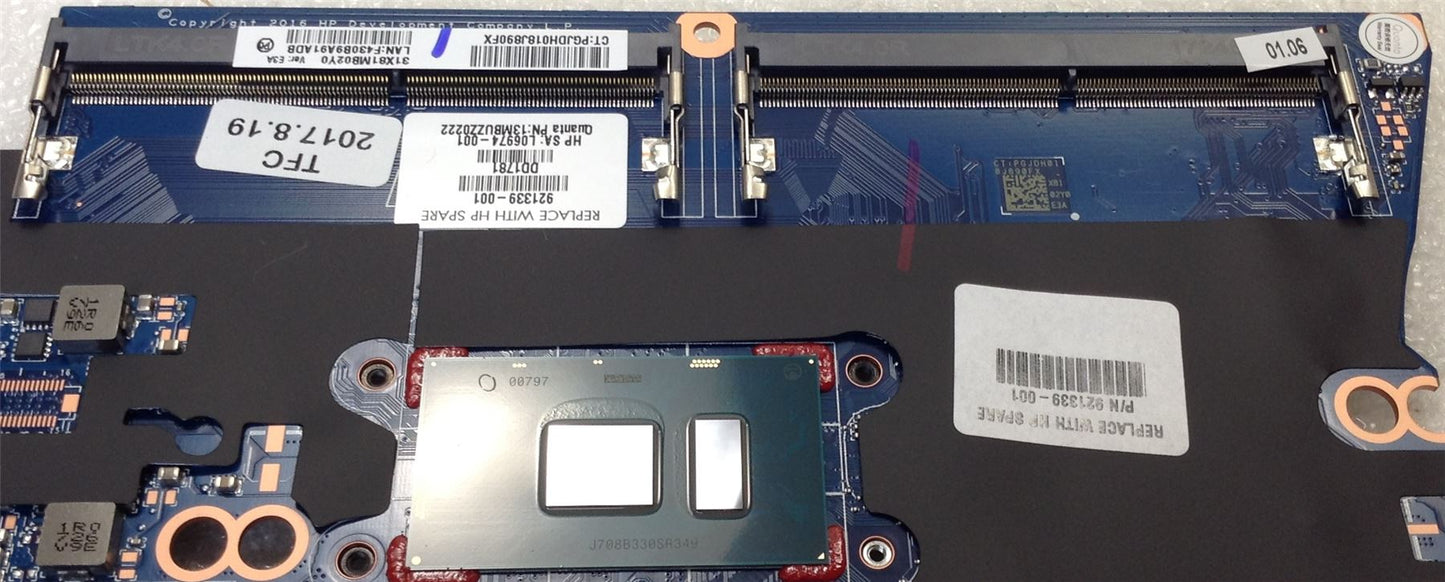 HP Probook 440 G4 Laptop Motherboard Intel 3865U 921339-001 NEW