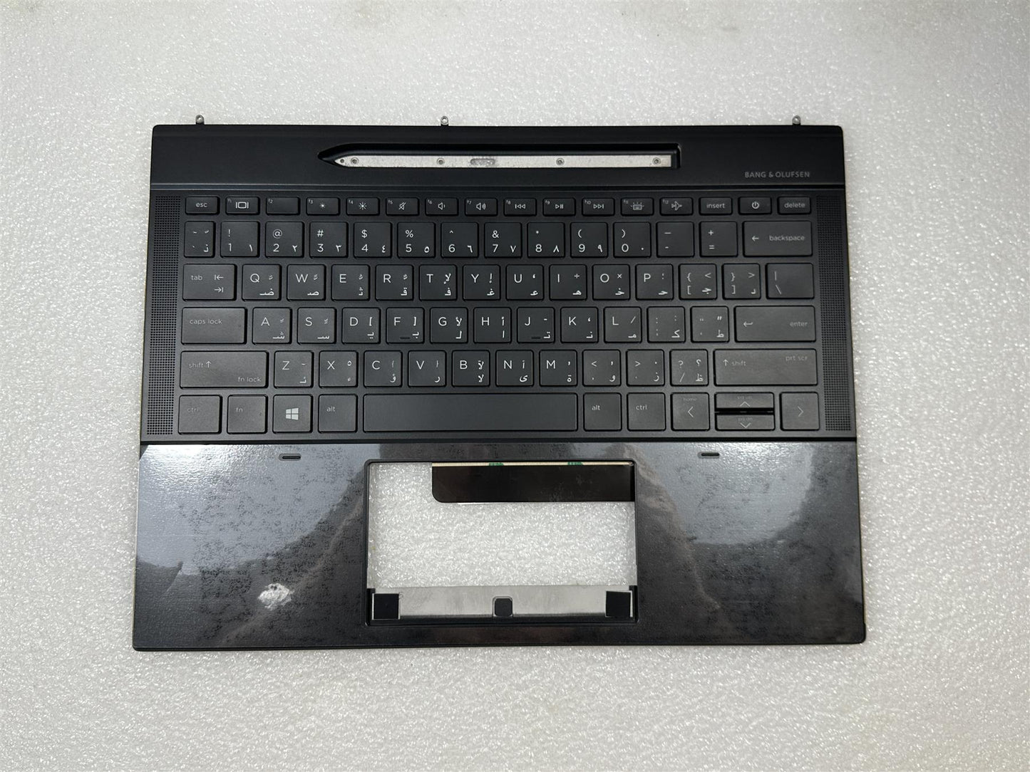 For HP Elite Folio 13.5 inch 2-in-1 M35264-171 Arabic Arabia Palmrest Keyboard