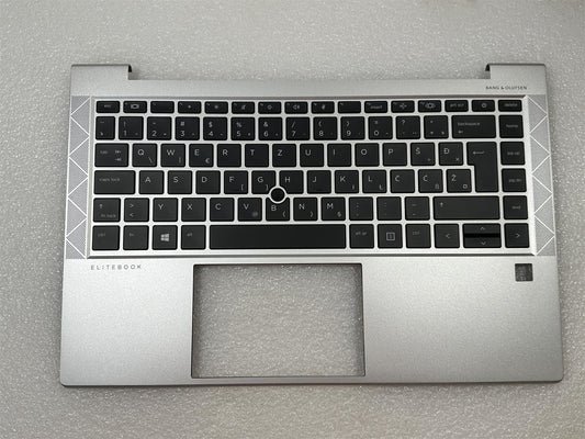 For HP EliteBook 845 G8 M52492-BA1 Slovenian Palmrest Keyboard Top Cover NEW