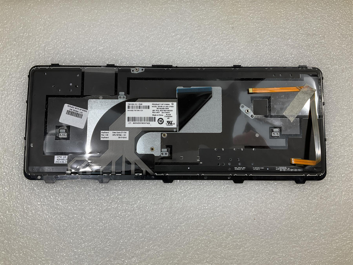 for HP ProBook 640 645 G1 787294-131 Portuguese Portugal Keyboard Genuine NEW