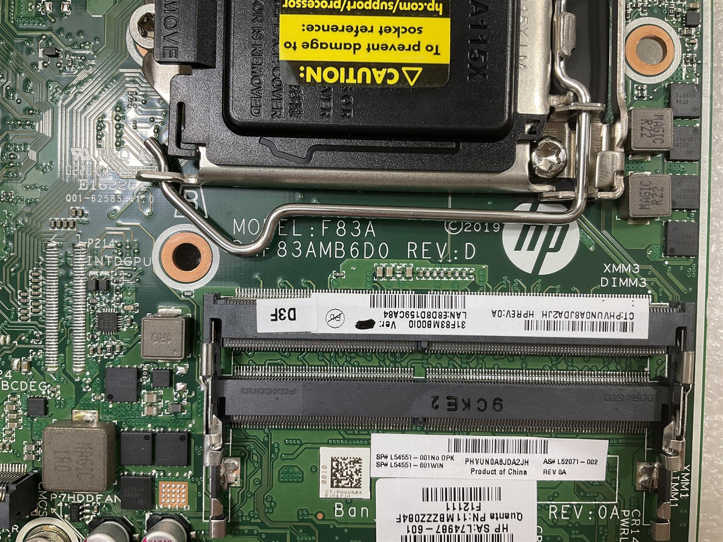 HP Elitedesk 800 G4 G5 Mini L74987-601 L54551-601 Intel LGA1151 CPU Motherboard
