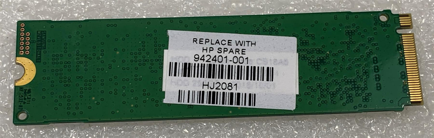 HP 942401-001 L11634-001 Samsung SSD 256GB m.2 2280 NVMe MZ-VLB2560 Genuine NEW