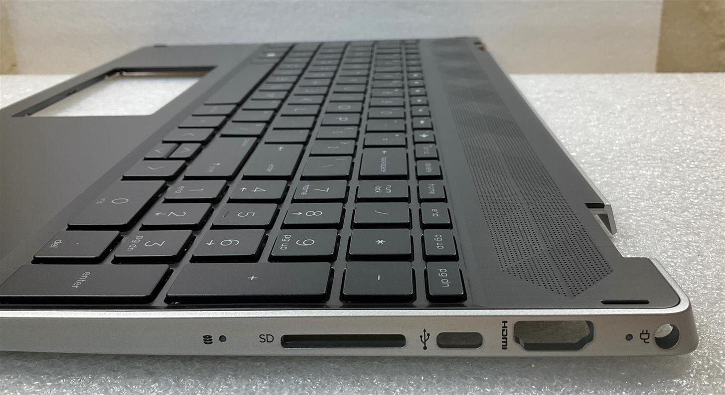 HP Pavilion x360 15-DQ L53081-B31 L51520-B31 US int. English International also named dutch Keyboard Palmrest