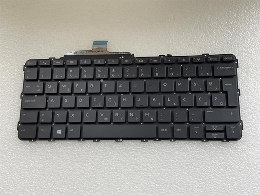 For HP EliteBook Folio G1 850915-BA1  Keyboard Slovenia Genuine Original NEW