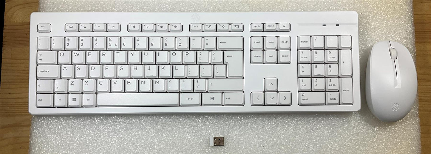 For HP N51137-L31 US English USB Wireless Keyboard Mouse TPA-P005K TPA-P005M NEW