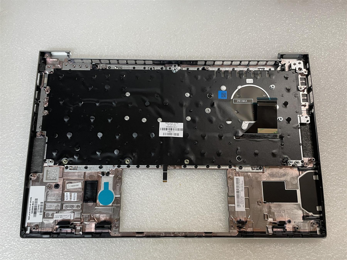 For HP EliteBook 835 G8 Slovenian M53846-BA1 Palmrest Keyboard Top Cover NEW - We are sending M53848-BA1