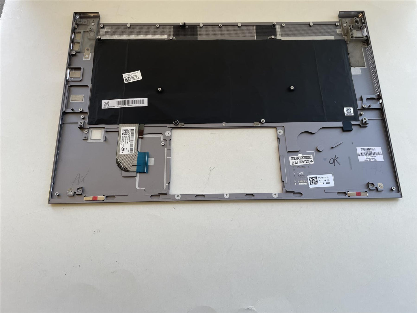For HP HP ZBook Studio G7 G8 M14607-051 Palmrest Top Cover Keyboard French +Stickers