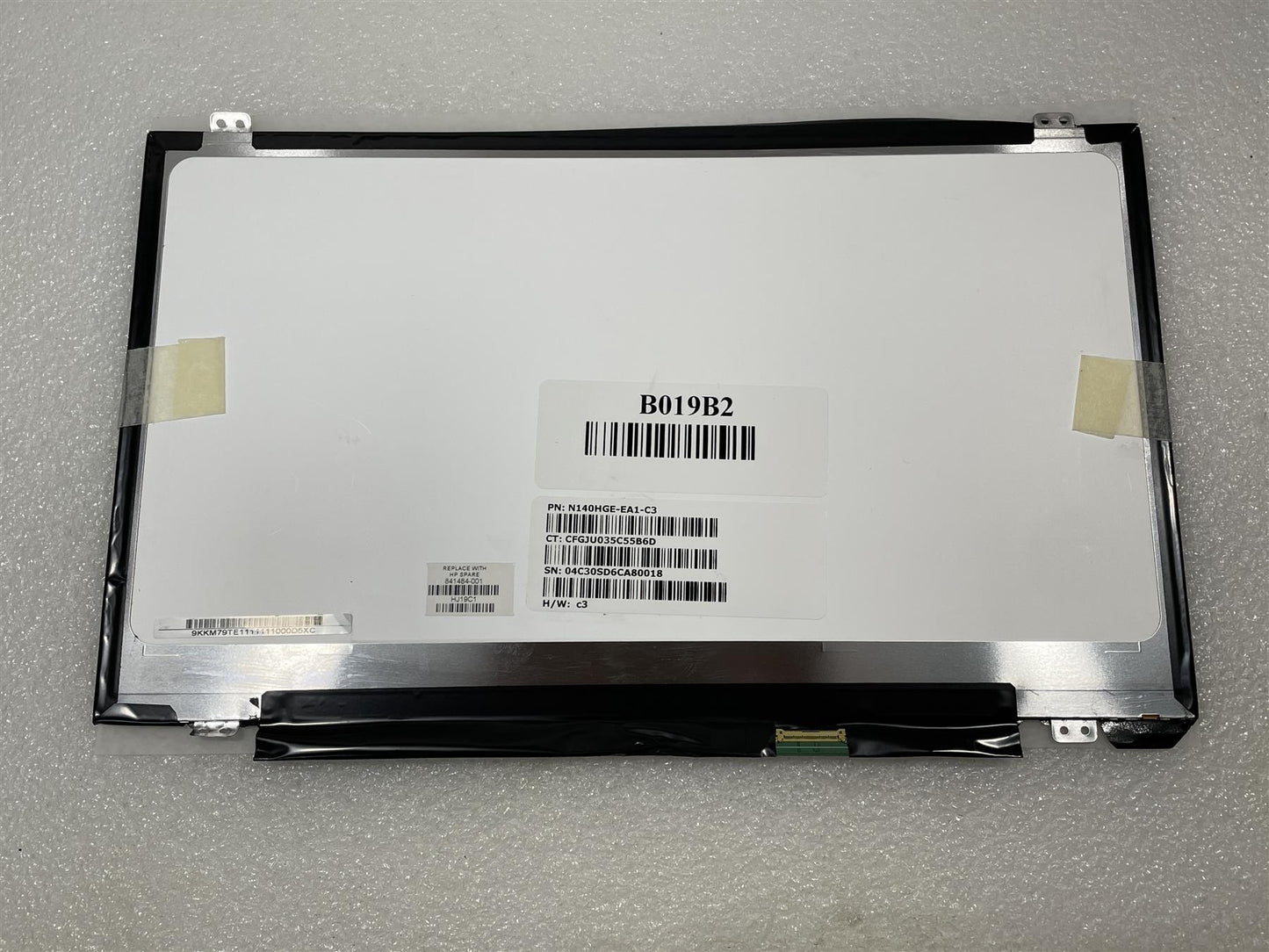 For Hp 841484-001 14 inch N140HGE-EA1-C3 Display Screen 30 pins Bracket NEW