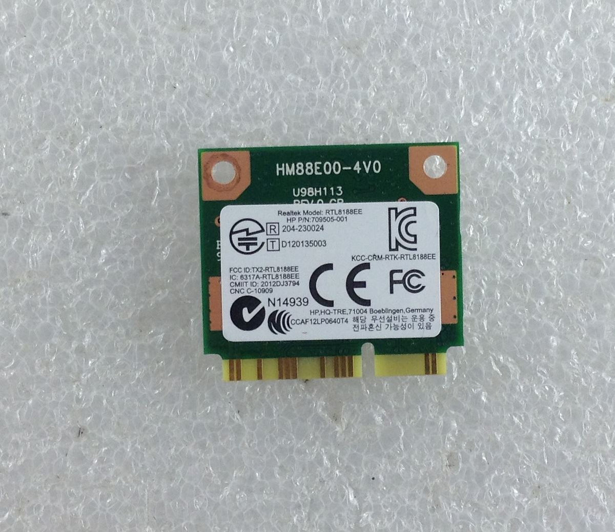 HP Pavilion 15 n096sa F4T58EA Wifi Wi-Fi WLAN Wireless Card Mini PCI-E RTL8188EE