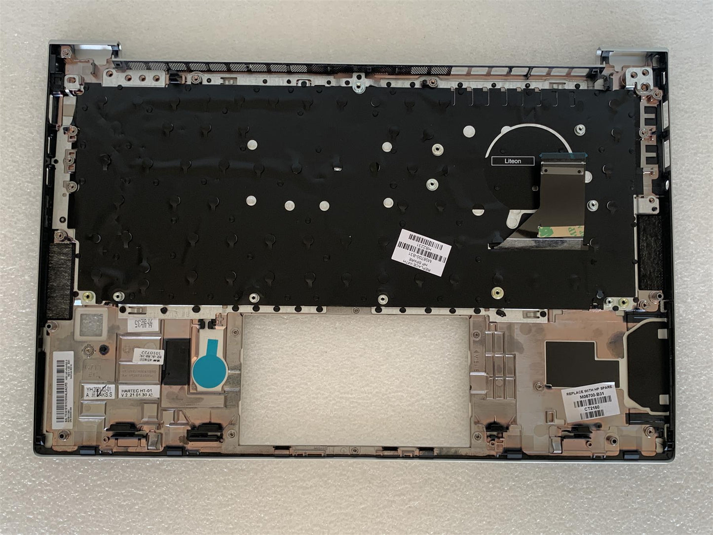 HP EliteBook 830 G7 M08700-B31 int. English International also named dutch US Keyboard Layout Palmrest NEW