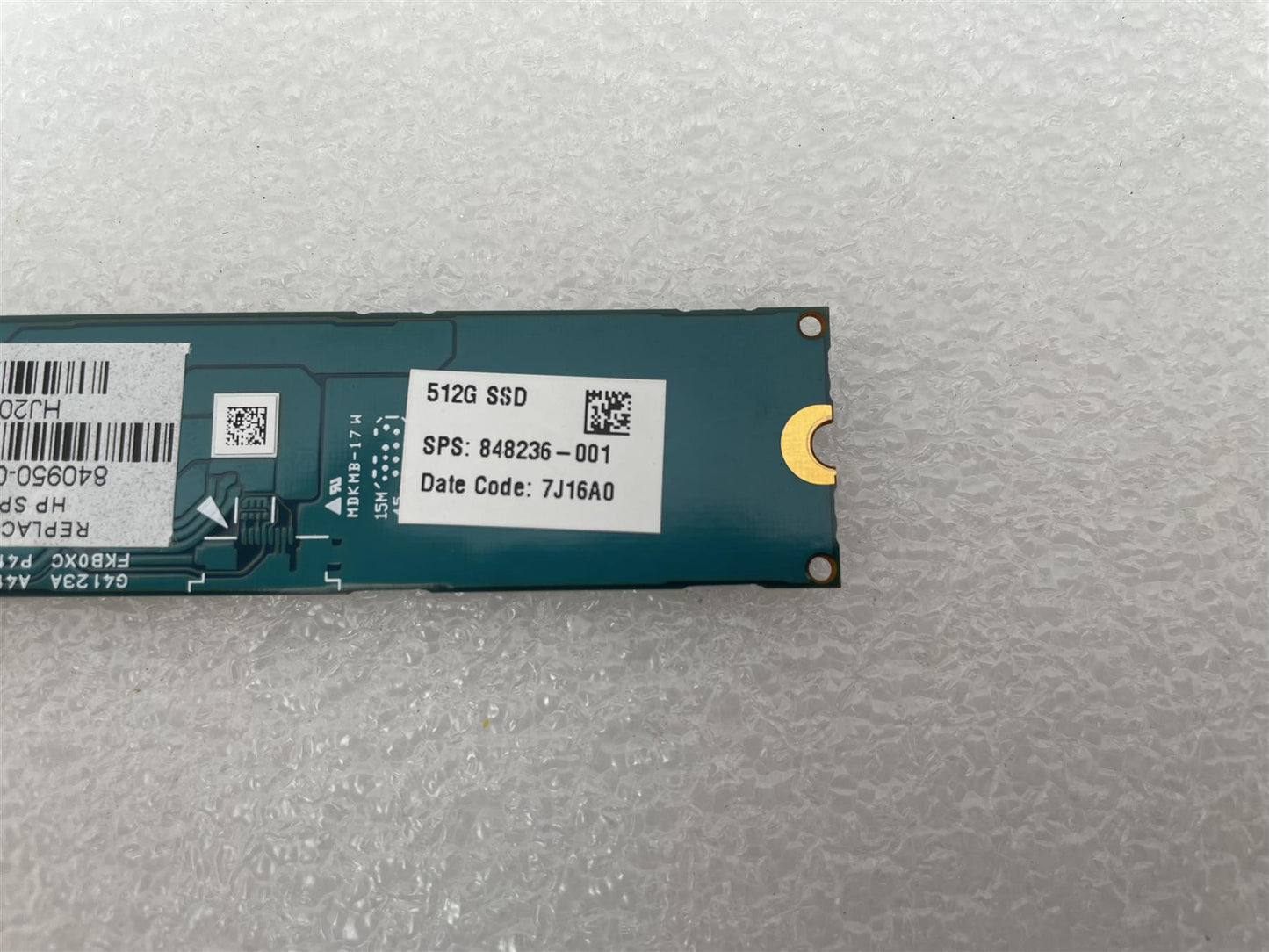 HP 840950-001 Toshiba 512GB M.2 NVMe THNSN5512GPU7 XG3 SSD Solid State Drive NEW