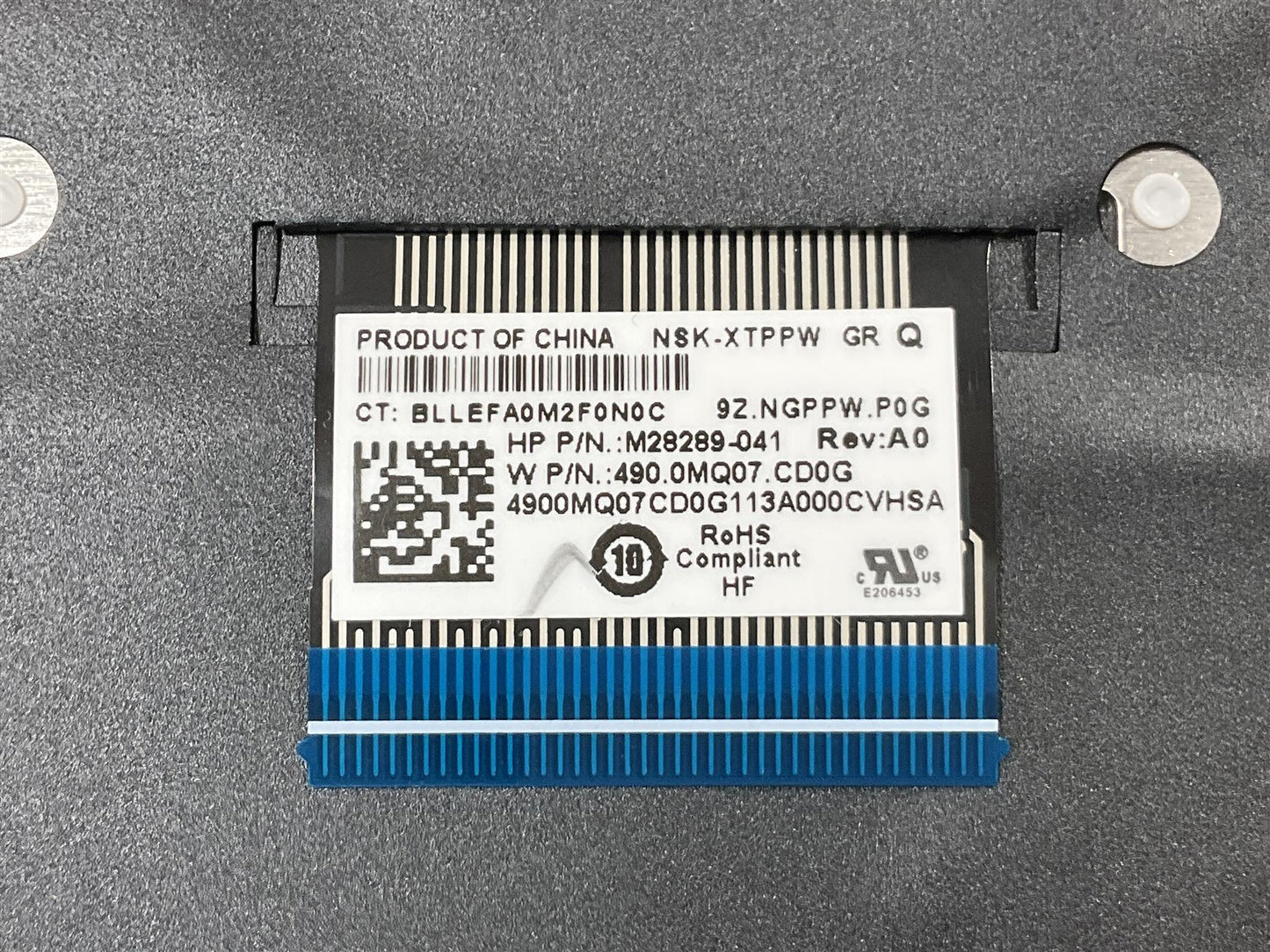 HP Pavilion x360 14-DY M49434-041 M45225-041 German Germany GR Keyboard Palmrest
