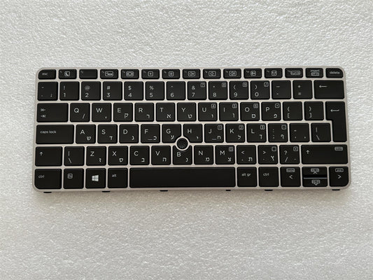 For HP EliteBook 820 G3 G4 725 G4 826630-BB2 Israel Hebrew Backlight Keyboard