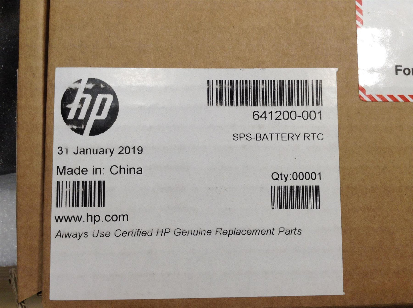 HP PROBOOK 6560B 6565b 8560p 6570b 641200-001 CMOS BIOS RTC Date Battery NEW