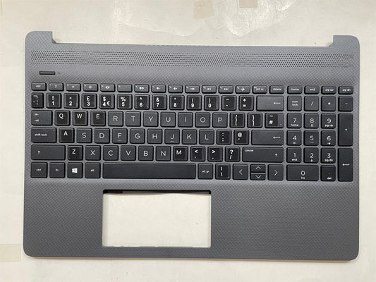 for HP 15S-EQ 15S-FQ L92958-031 L91269-031 UK English Keyboard Palmrest With Sticker