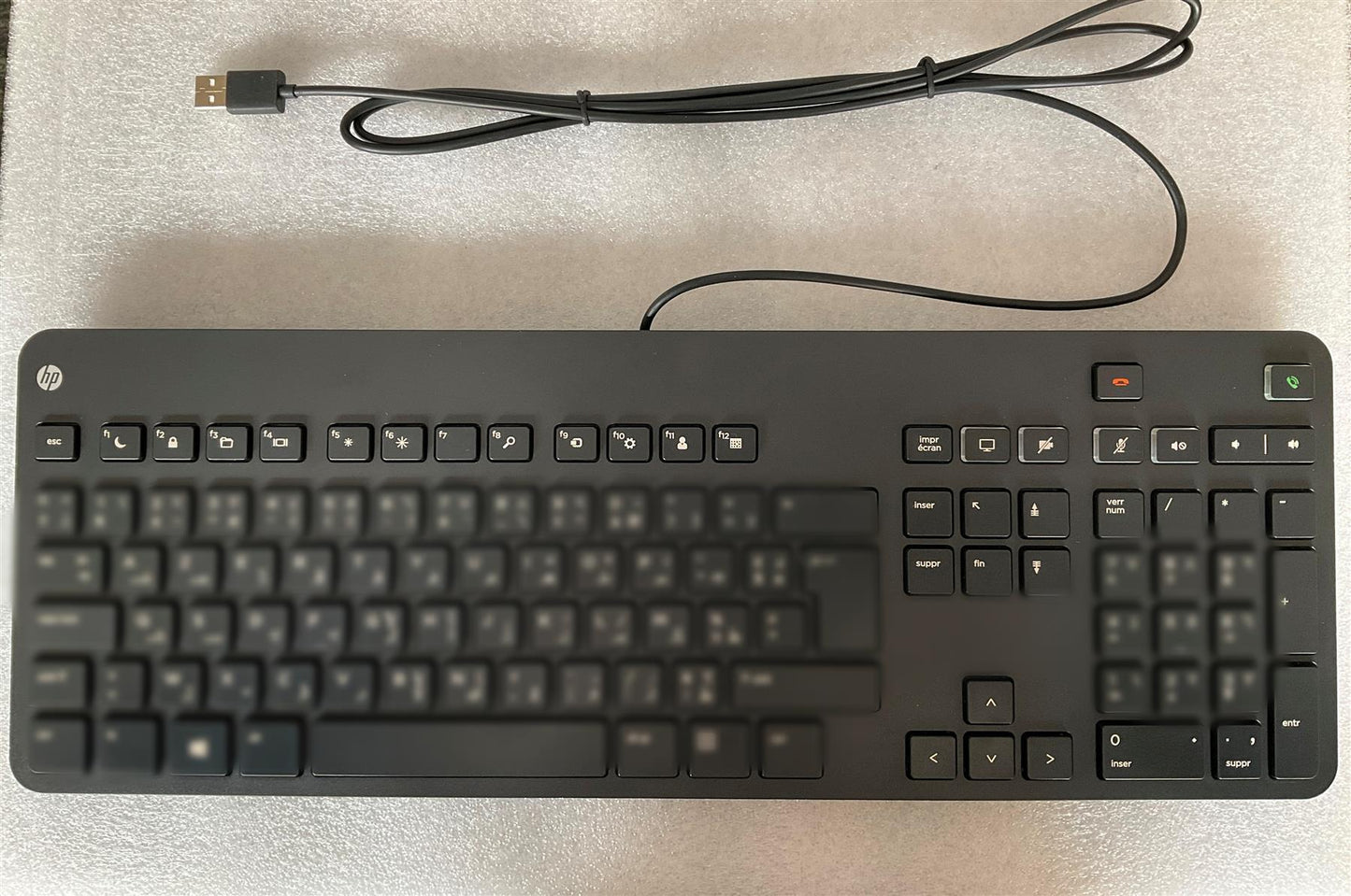 for HP 802544-031 801864-031 USB Video Keyboard SK-2029 UK English + Stickers