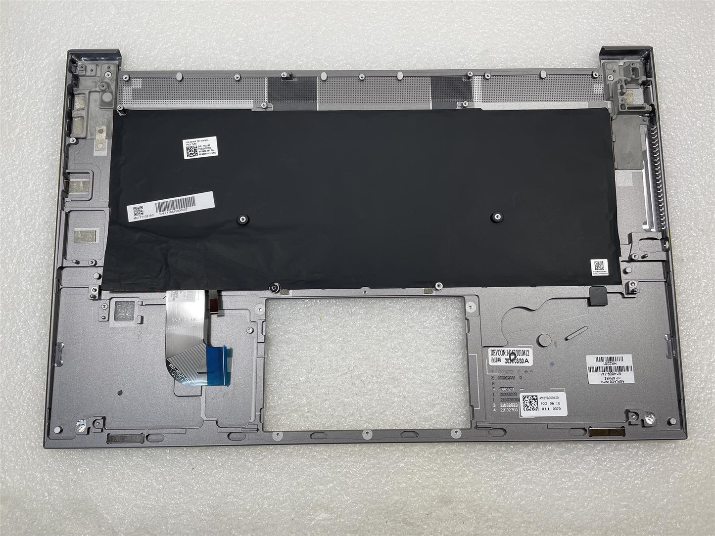 For HP ZBook Studio G7 M14609-141 Turkish Turkce Palmrest Keyboard Top Cover RTX