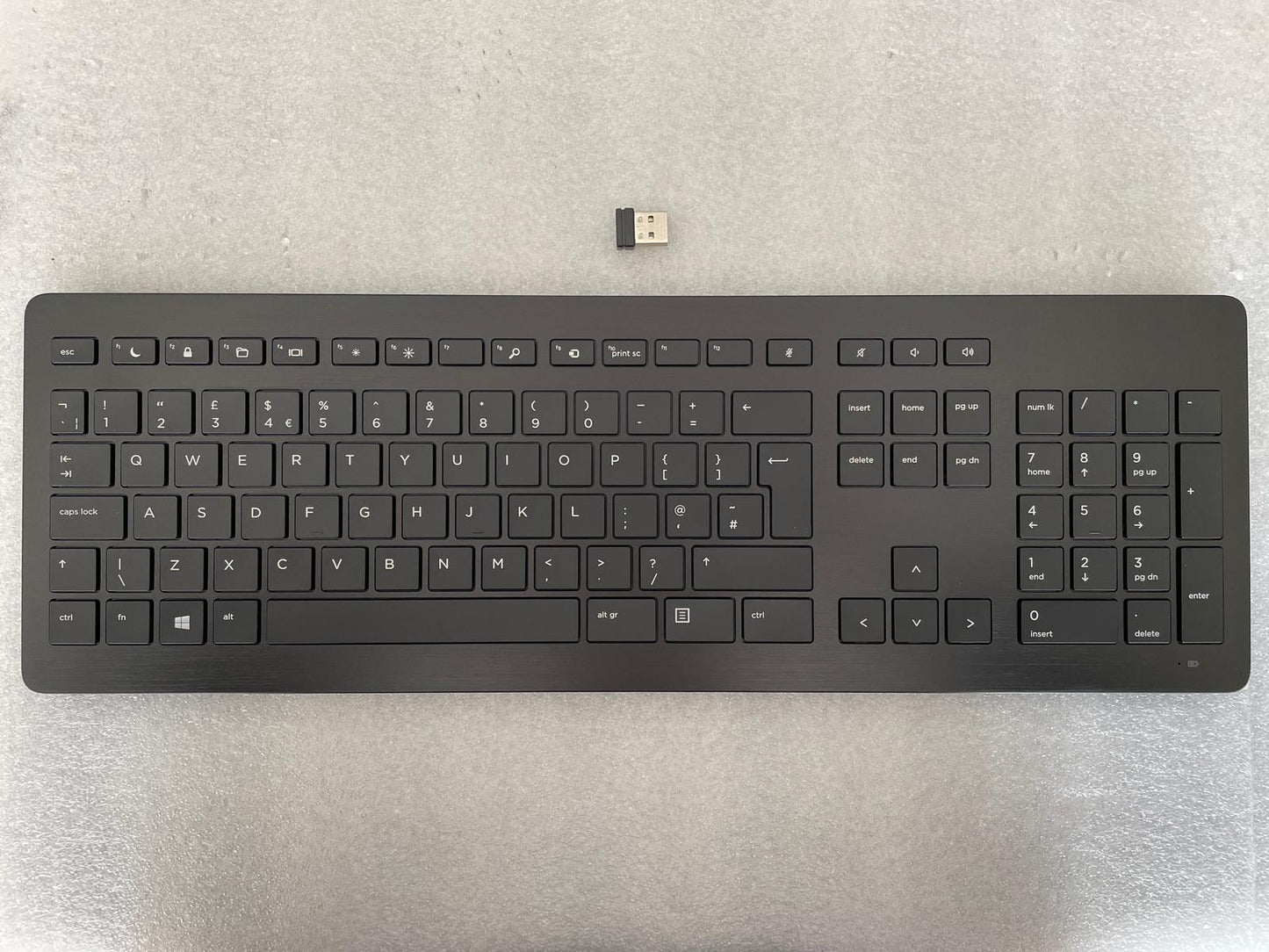 HP Premium 917665-031 USB Wireless UK English Keyboard Z9N41AA#ABU HAS-S003K NEW
