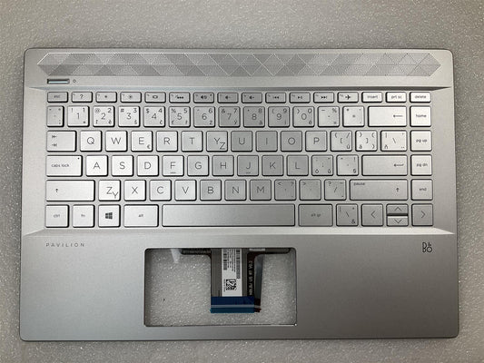 for HP Pavilion 14-CE L26428-FL1 L19195-FL1 Czech Slovakia Keyboard Palmrest NEW