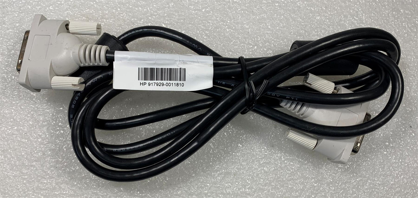 HP 936300-001 917929-0011810 DVI DVI-D 1.8M White Cable Genuine Original NEW