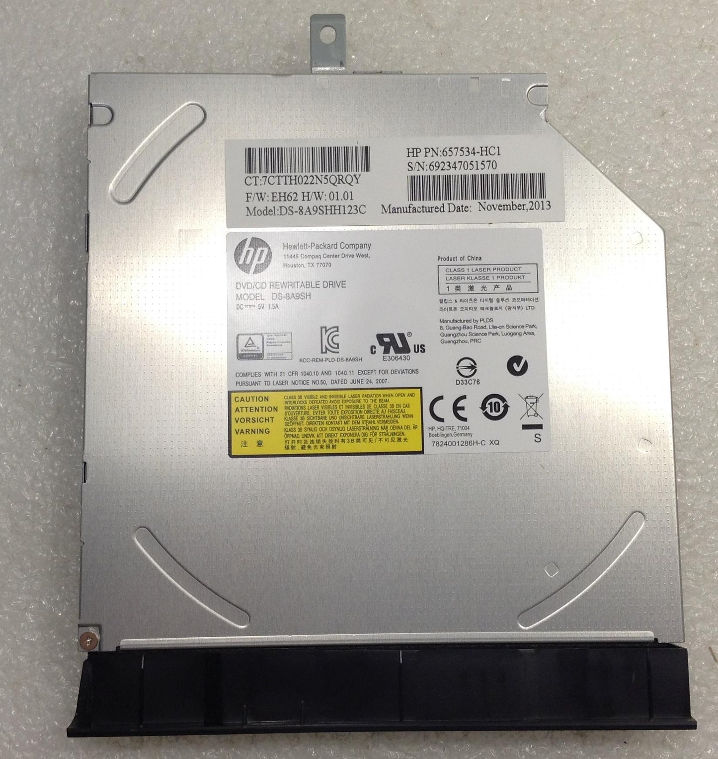 HP 250 255 G1 689685-001 HP 2000 DVD Optic Optical Disk Drive New