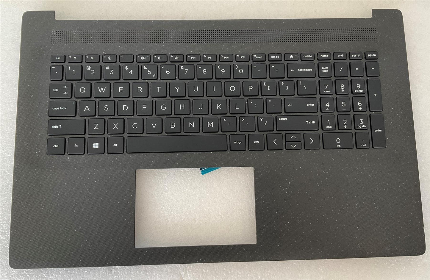 HP 17-CN 17T-CN 17-CP M53088-B31 M50468-B31 US int. English International also named dutch Keyboard Palmrest