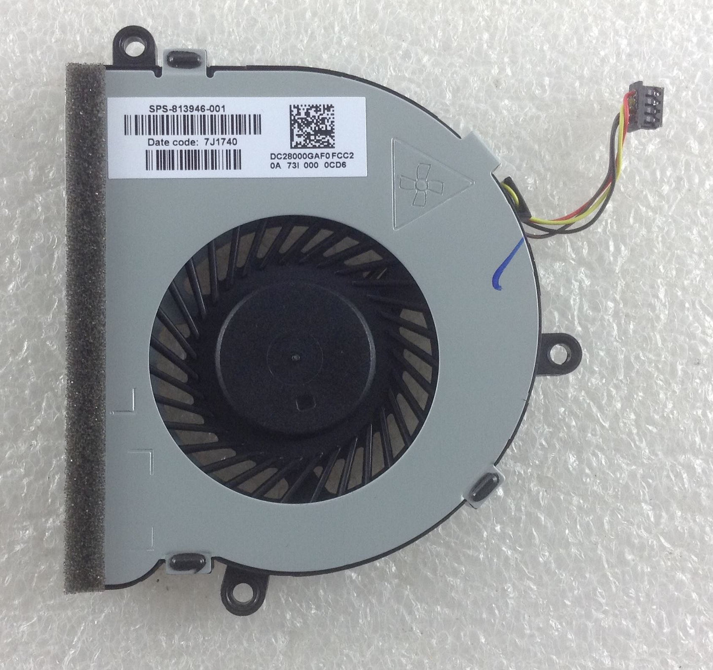 HP 255 G5 ITT38ES ABU CPU Processor Fan Cooler Cooling 813946-001 DFS470805CL0T